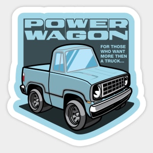 Light Blue - Power Wagon Sticker